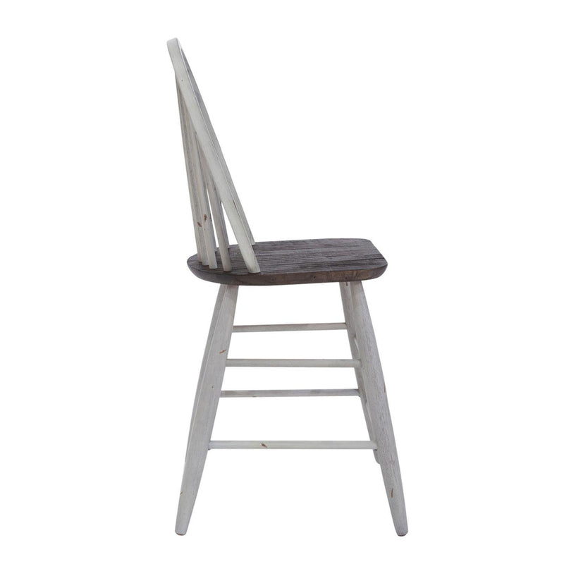  Liberty Furniture Industries Inc. Farmhouse 139WH-B100024 Windsor Back Counter Chair IMAGE 3