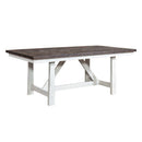  Liberty Furniture Industries Inc. Farmhouse 139WH-T4078 Fixed Top Trestle Table IMAGE 2