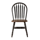  Liberty Furniture Industries Inc. Carolina Crossing 186B-C1000S Windsor Side Chair - Black IMAGE 1
