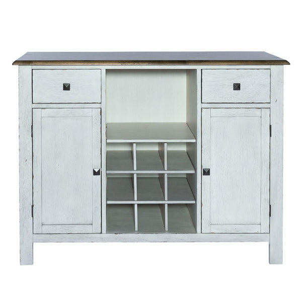  Liberty Furniture Industries Inc. Carolina Crossing 186W-SR4836 Server - White IMAGE 1