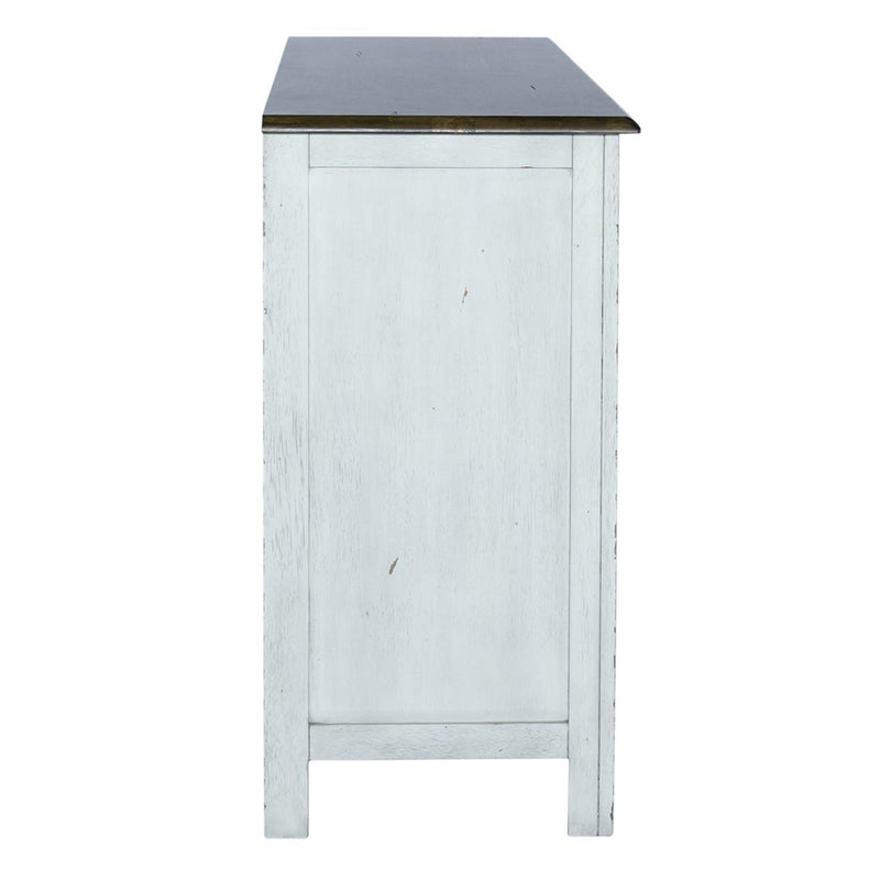  Liberty Furniture Industries Inc. Carolina Crossing 186W-SR4836 Server - White IMAGE 3