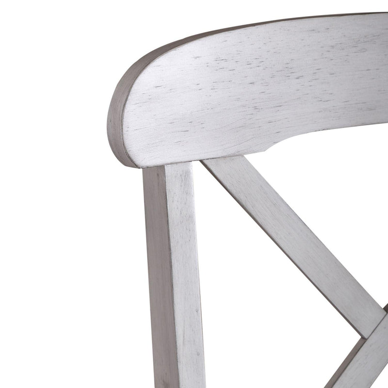  Liberty Furniture Industries Inc. Ocean Isle 303W-C3001S Upholstered X Back Side Chair IMAGE 5