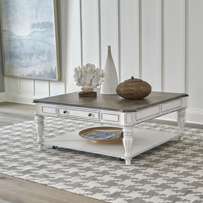 Liberty Furniture Industries Inc. Magnolia Manor 244-OT1014 Oversized Square Cocktail Table IMAGE 11