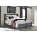 Signature Design by Ashley Baystorm B221B15 King Panel Bed with 4 Storage Drawers IMAGE 1