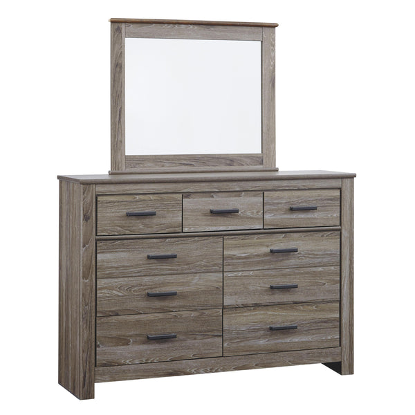Signature Design by Ashley Zelen B248B1 Dresser and Mirror IMAGE 1