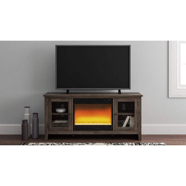  Signature Design by Ashley Arlenbry W275W2 60" TV Stand with Electric Fireplace IMAGE 1