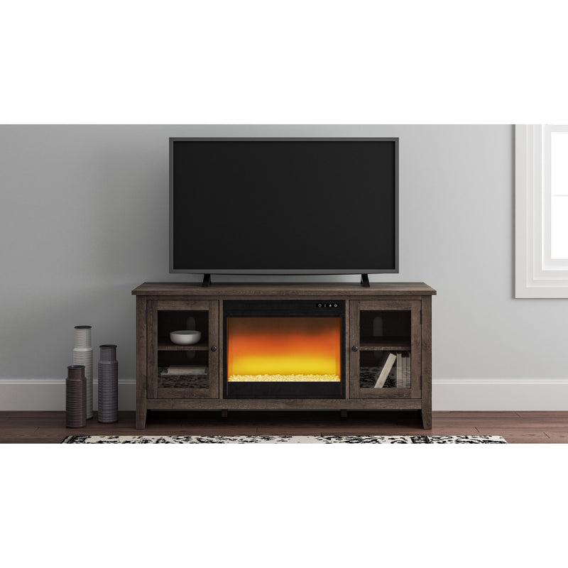 Signature Design by Ashley Arlenbry W275W2 60" TV Stand with Electric Fireplace IMAGE 1