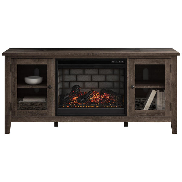  Signature Design by Ashley Arlenbry W275W3 60" TV Stand with Electric Fireplace IMAGE 1