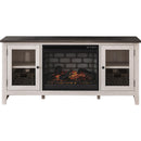  Signature Design by Ashley Dorrinson W287W3 60" TV Stand with Electric Fireplace IMAGE 1