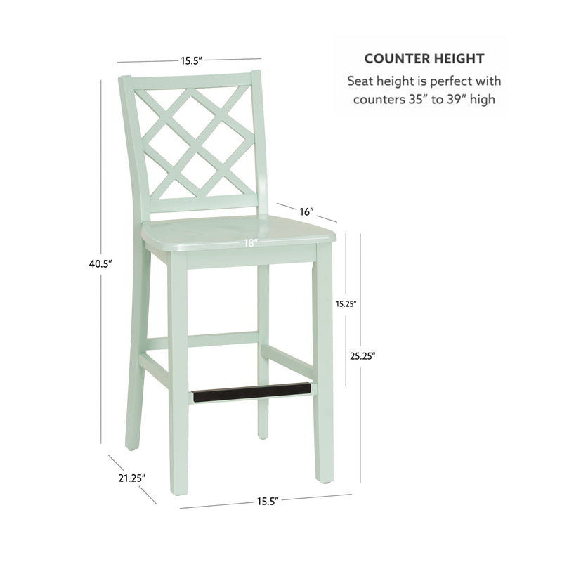 MAUI MINT GREEN COUNTER STOOL 23LD1015CSMINT