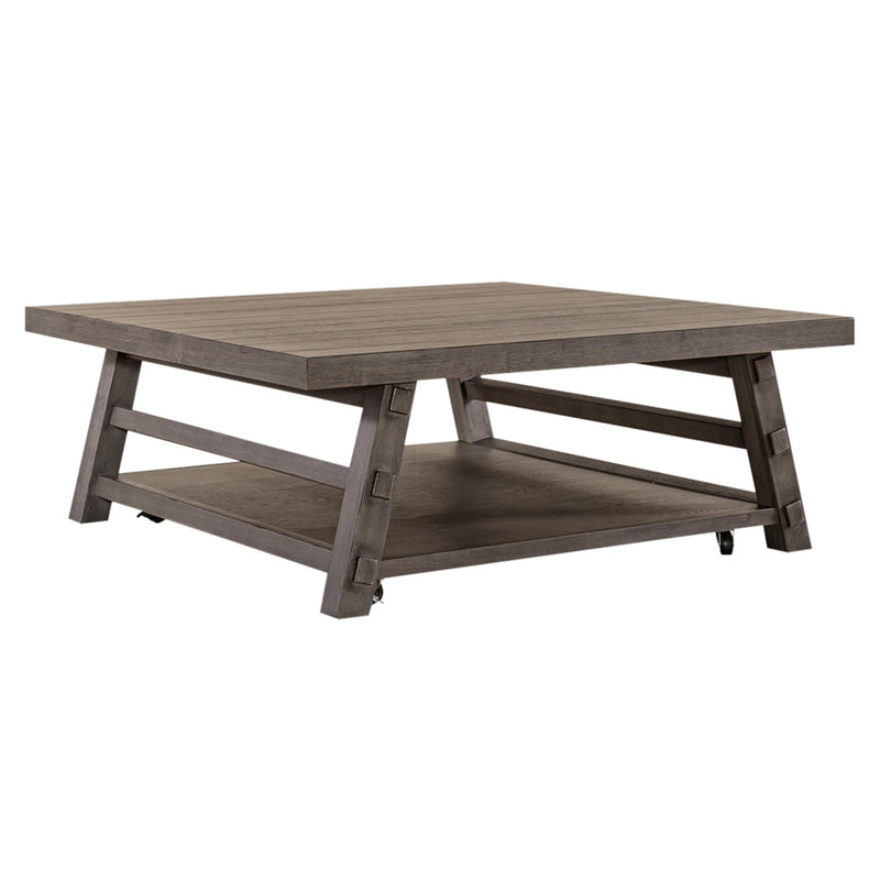  Liberty Furniture Industries Inc. Modern Farmhouse 406-OT1014 Oversized Square Cocktail Table IMAGE 1