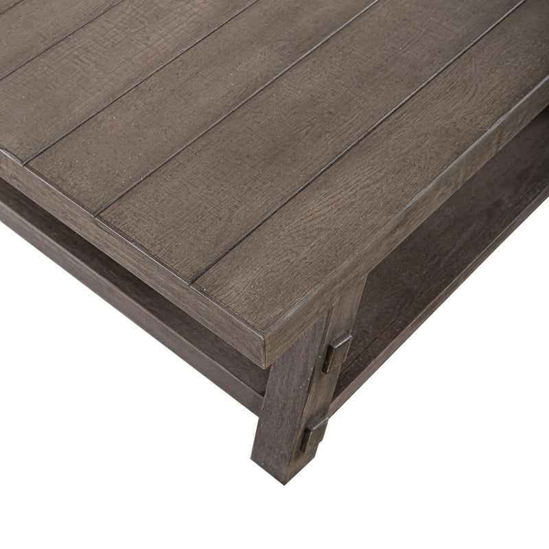  Liberty Furniture Industries Inc. Modern Farmhouse 406-OT1014 Oversized Square Cocktail Table IMAGE 5