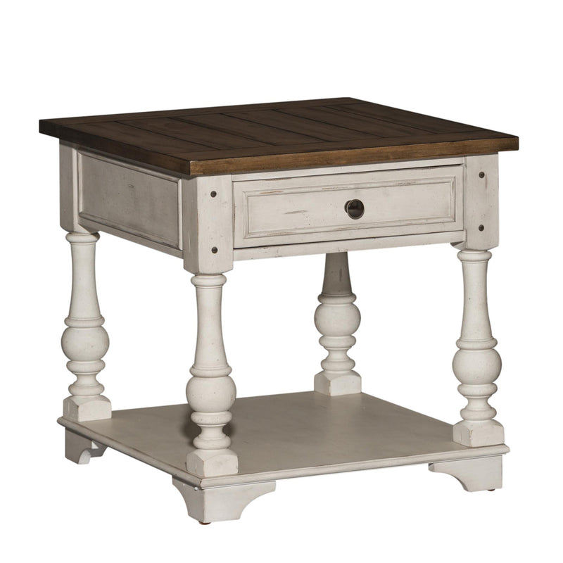  Liberty Furniture Industries Inc. Morgan Creek 498-OT-A3PCS Occasional Table Set IMAGE 3