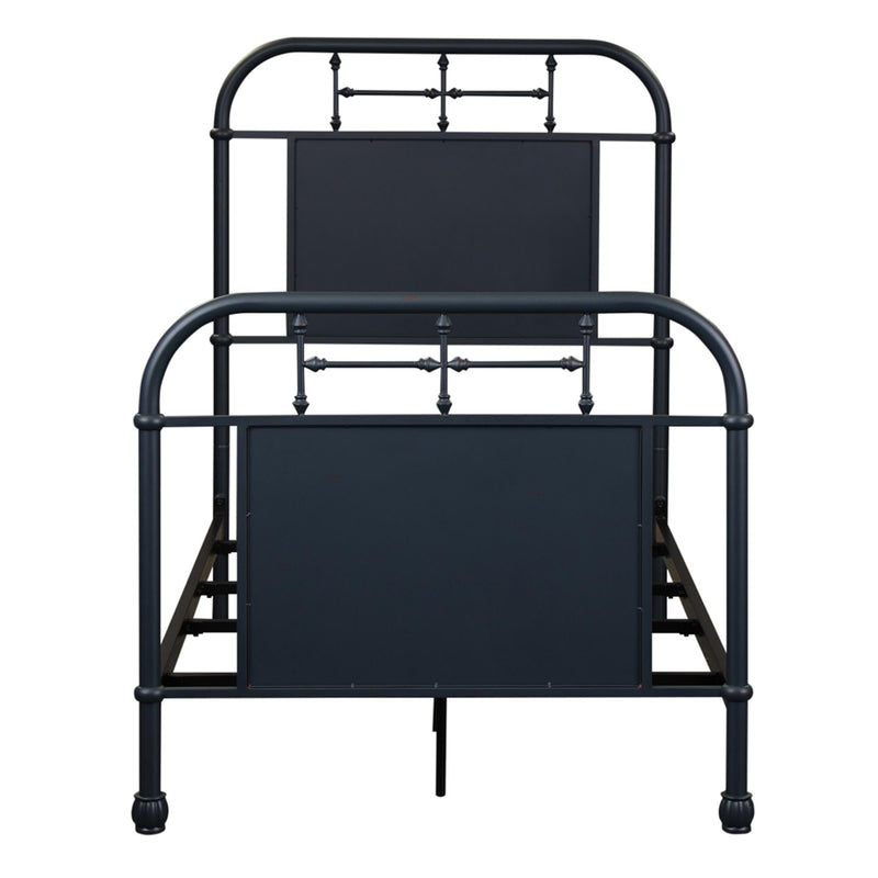  Liberty Furniture Industries Inc. Vintage 179-BR11HFR-N Twin Metal Bed - Navy IMAGE 2