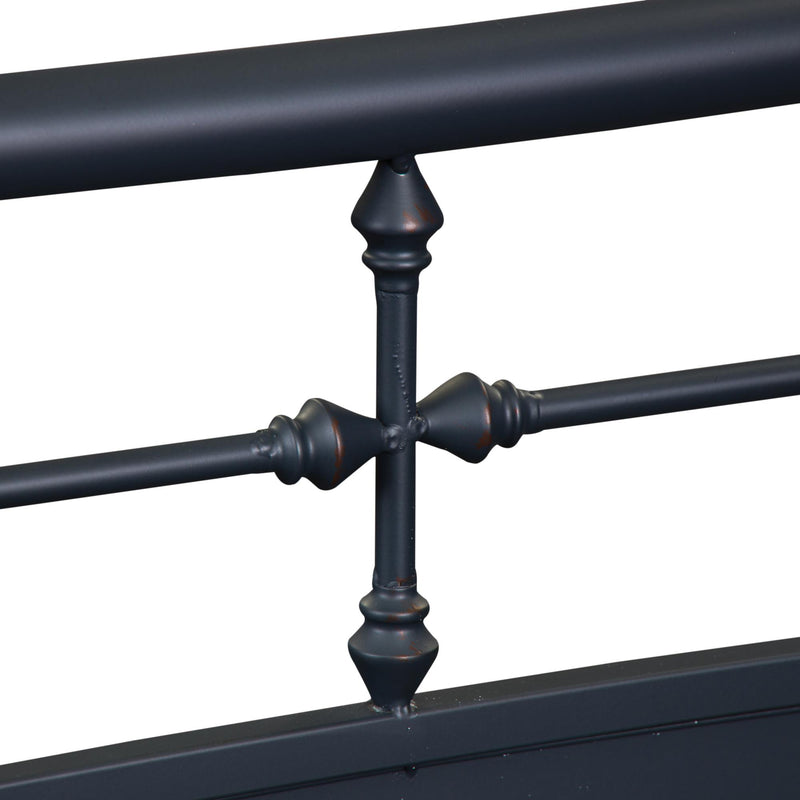  Liberty Furniture Industries Inc. Vintage 179-BR17H-N Full Metal Headboard - Navy IMAGE 5