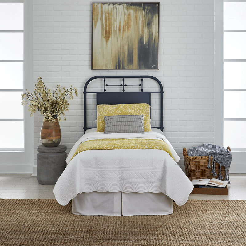  Liberty Furniture Industries Inc. Vintage 179-BR17H-N Full Metal Headboard - Navy IMAGE 6