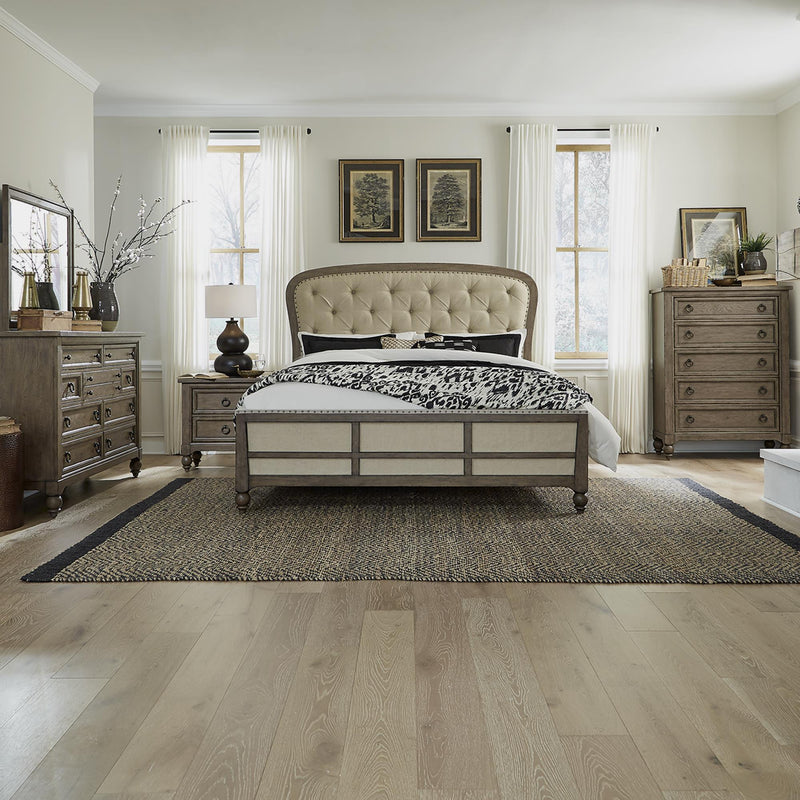  Liberty Furniture Industries Inc. Americana Farmhouse 615-BR-QSH Queen Shelter Bed IMAGE 4