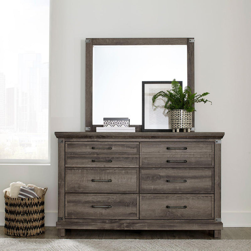  Liberty Furniture Industries Inc. Lakeside Haven 903-BR51 Landscape Mirror IMAGE 2