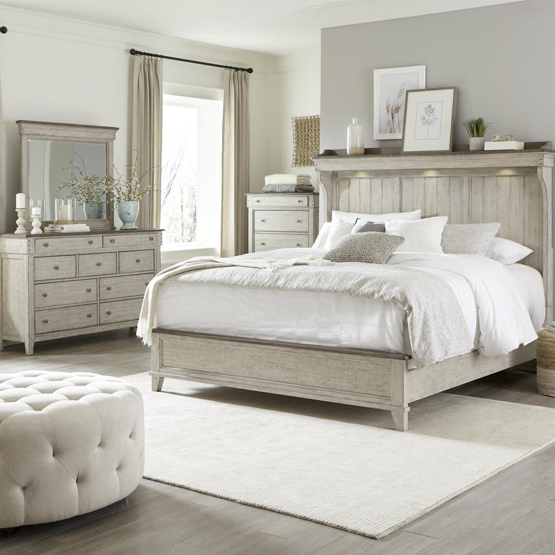  Liberty Furniture Industries Inc. Ivy Hollow 457-BR-KMT King Mantle Bed IMAGE 3