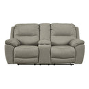 Signature Design by Ashley Next-Gen Gaucho 5420396 Double Reclining Power Loveseat with Console IMAGE 3