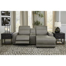 Signature Design by Ashley Correze U94202S11 3 pc Power Reclining Sectional with Chaise IMAGE 1