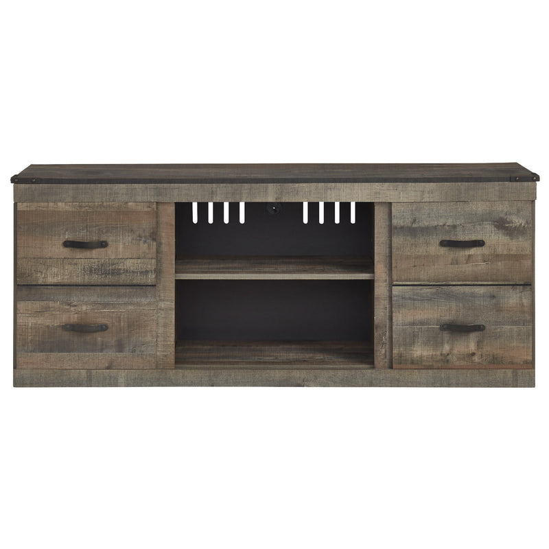  Signature Design by Ashley Trinell EW0446-268 Large TV Stand with Fireplace Option IMAGE 3
