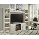  Signature Design by Ashley Bellaby EW0331W8 4 pc Entertainment Center with Electric Fireplace IMAGE 1