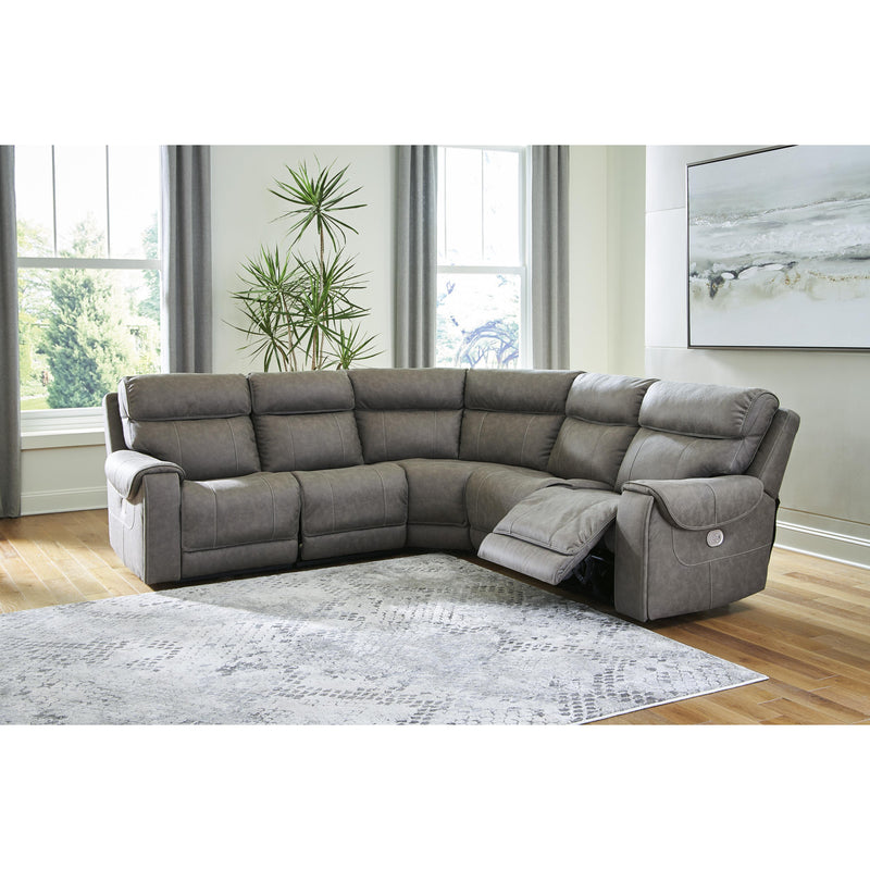 Signature Design by Ashley Starbot 23501S4 5 pc Power Reclining Sectional IMAGE 4