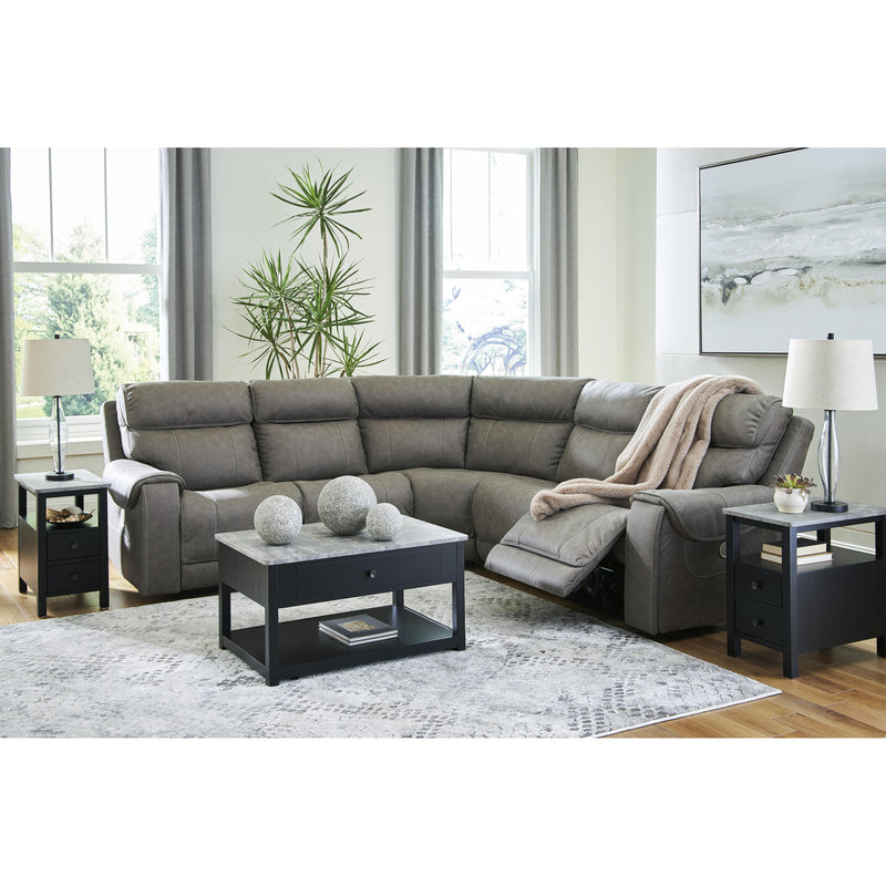 Signature Design by Ashley Starbot 23501S4 5 pc Power Reclining Sectional IMAGE 5