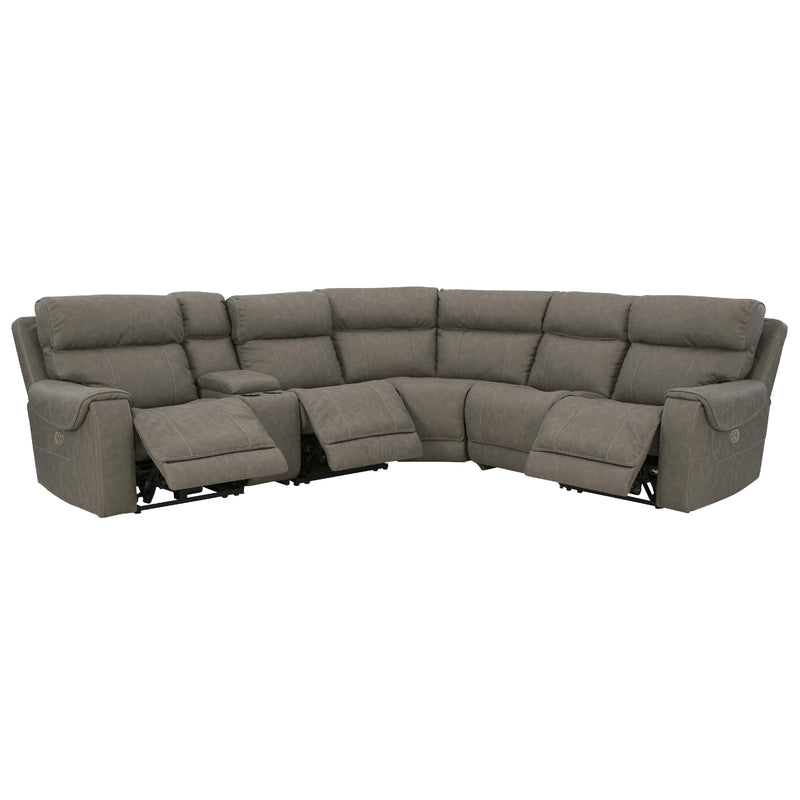 Signature Design by Ashley Starbot 23501S5 6 pc Power Reclining Sectional IMAGE 2
