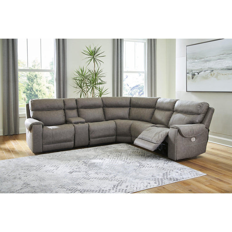 Signature Design by Ashley Starbot 23501S5 6 pc Power Reclining Sectional IMAGE 3