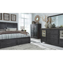 Signature Design by Ashley Foyland B989B5 California King Panel Storage Bed IMAGE 8