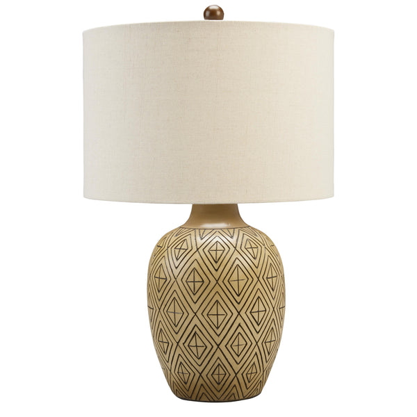 Signature Design by Ashley Jairgan L243294 Poly Table Lamp IMAGE 1