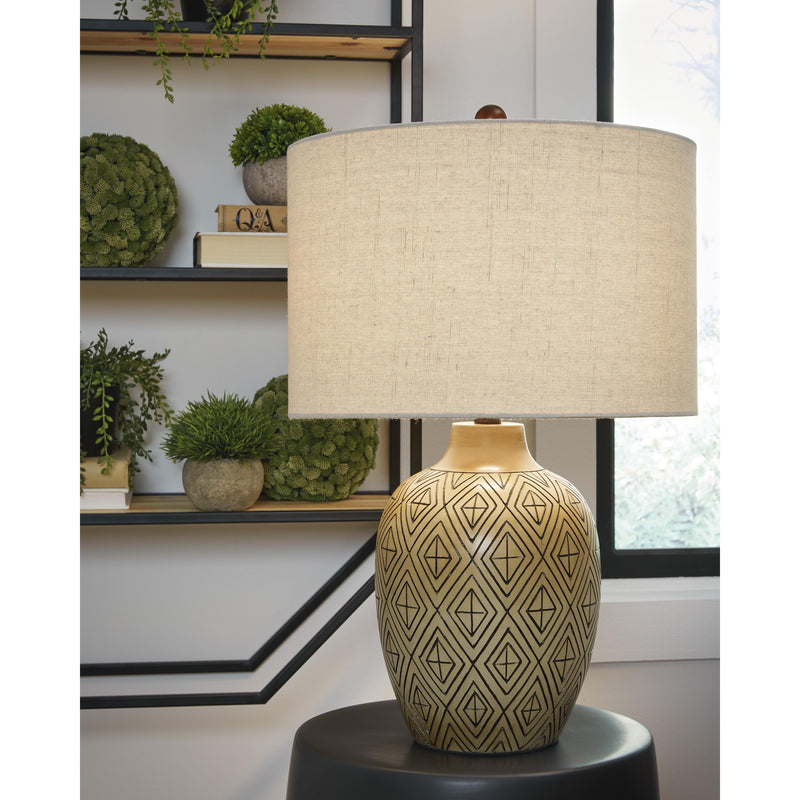 Signature Design by Ashley Jairgan L243294 Poly Table Lamp IMAGE 2