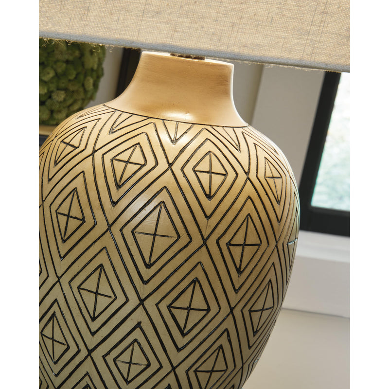 Signature Design by Ashley Jairgan L243294 Poly Table Lamp IMAGE 3