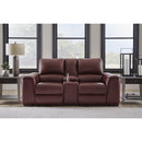 Signature Design by Ashley Alessandro U2550118 Power Reclining Loveseat with Console and Adjustable Headrest IMAGE 6