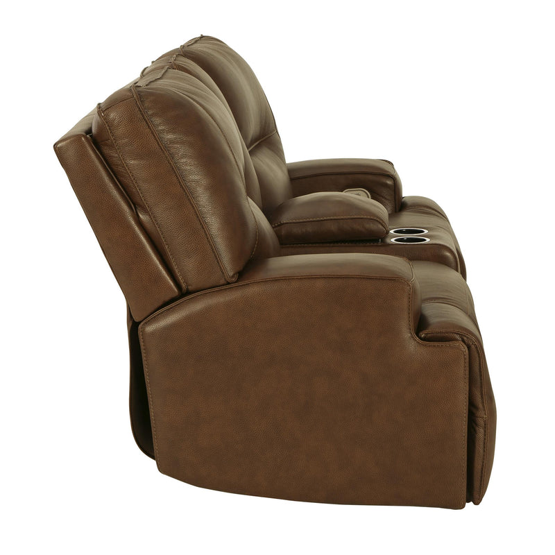 Signature Design by Ashley Francesca U2570518 Power Reclining Loveseat with Console and Adjustable Headrest IMAGE 4