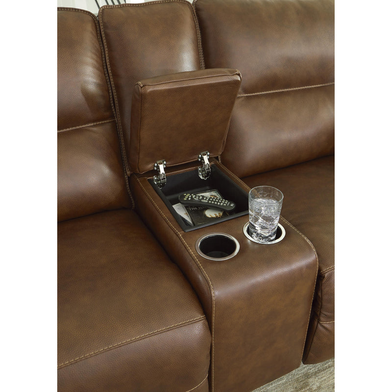 Signature Design by Ashley Francesca U2570518 Power Reclining Loveseat with Console and Adjustable Headrest IMAGE 7