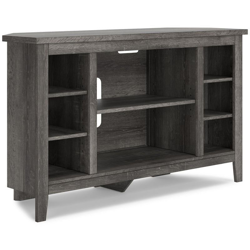  Signature Design by Ashley Arlenbry W275-67 Corner TV Stand with Fireplace Option IMAGE 1