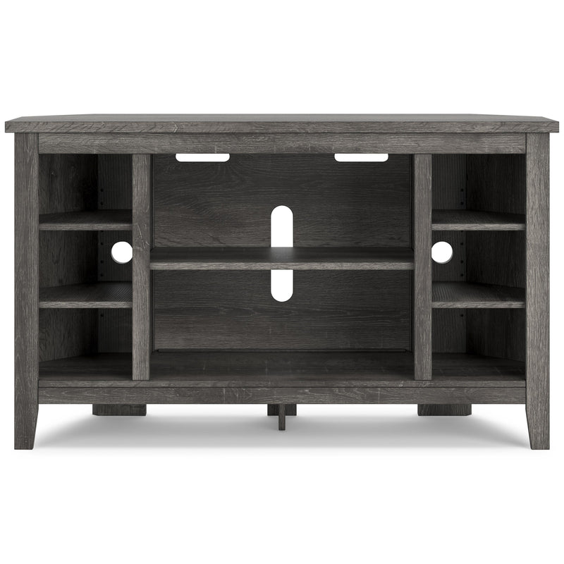  Signature Design by Ashley Arlenbry W275-67 Corner TV Stand with Fireplace Option IMAGE 2
