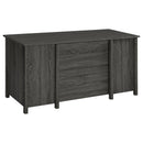  Coaster Furniture Dylan 801576 60-inch 4-Drawer Lift Top Office Desk - Weathered Grey IMAGE 6