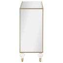Coaster Furniture Lupin 951854 2-door Mirrored Storage Accent Cabinet - Champagne IMAGE 4