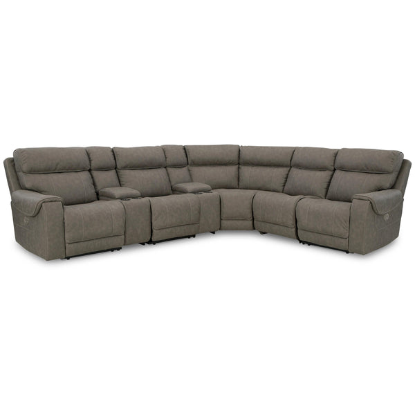Signature Design by Ashley Starbot 23501S7 7 pc Power Reclining Sectional IMAGE 1