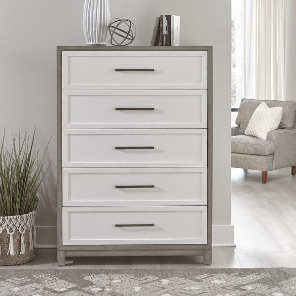  Liberty Furniture Industries Inc. Palmetto Heights 499-BR41 5 Drawer Chest IMAGE 1