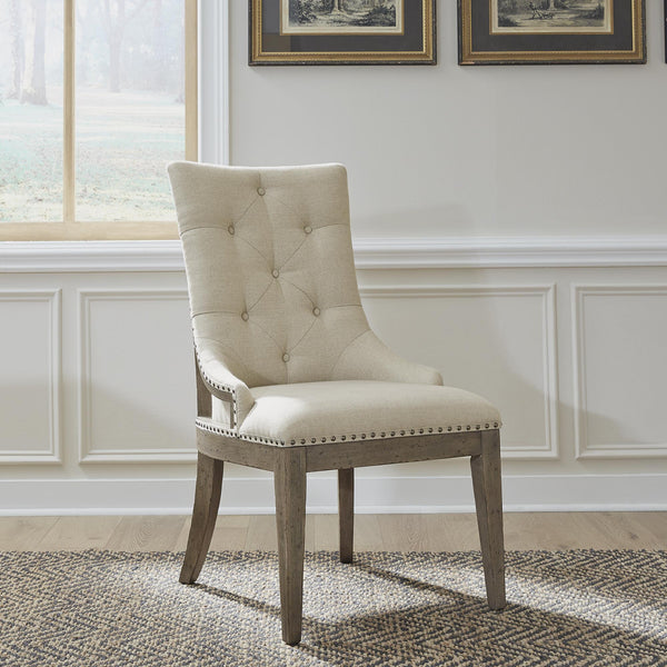  Liberty Furniture Industries Inc. Americana Farmhouse 615-C6501S Uph Shelter Side Chair IMAGE 1
