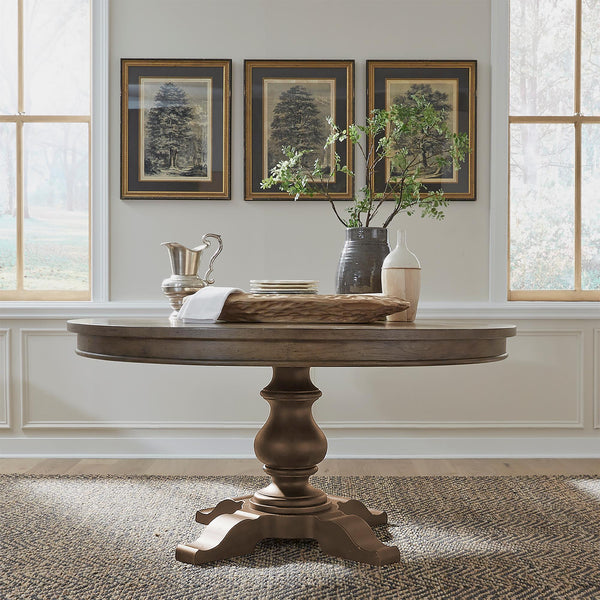  Liberty Furniture Industries Inc. Americana Farmhouse 615-DR-PED Pedestal Table IMAGE 1
