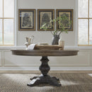  Liberty Furniture Industries Inc. Americana Farmhouse 615-DR-OPED Opt Pedestal Table IMAGE 1