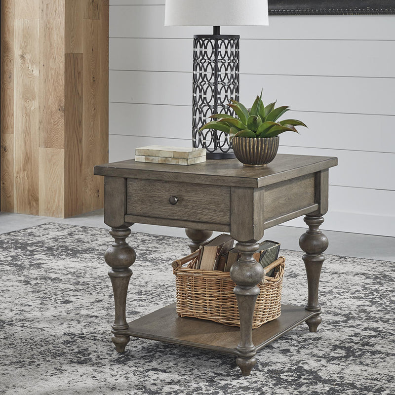  Liberty Furniture Industries Inc. Americana Farmhouse 615-OT1020 Drawer End Table IMAGE 1