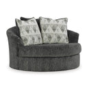 Signature Design by Ashley Biddeford 3550421 Oversized Swivel Accent Chair IMAGE 1