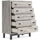 Signature Design by Ashley Vessalli B1036-345 Five Drawer Wide Chest IMAGE 2